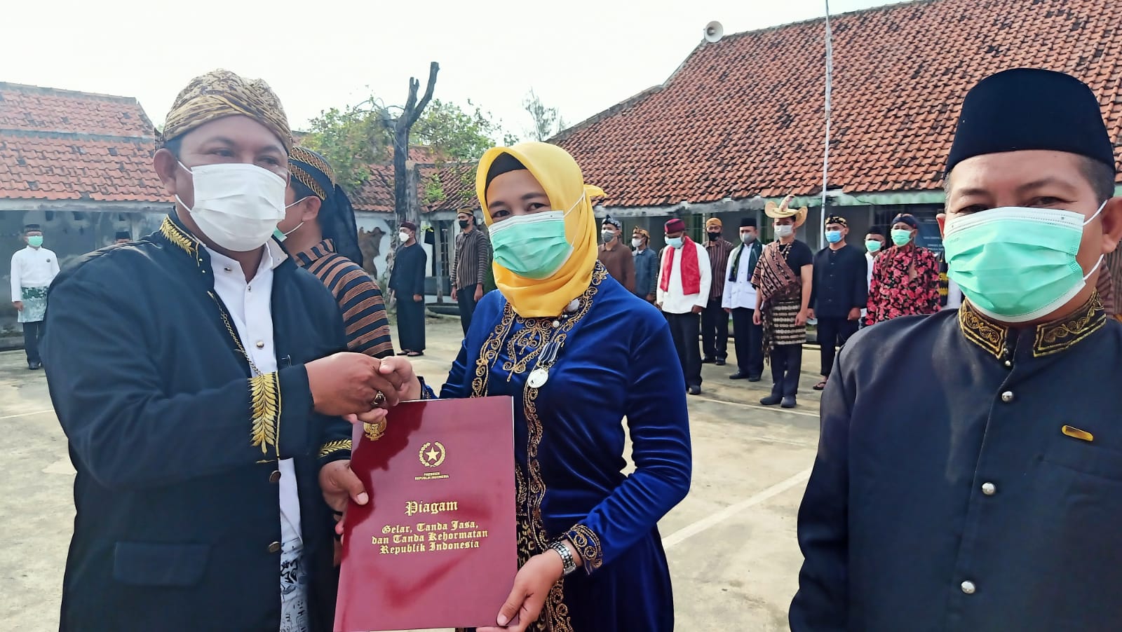 Upacara Peringatan HUT Ke-77 Kemerdekaan RI di Lapas, Tiga Pegawai Terima Satyalencana Karya Satya