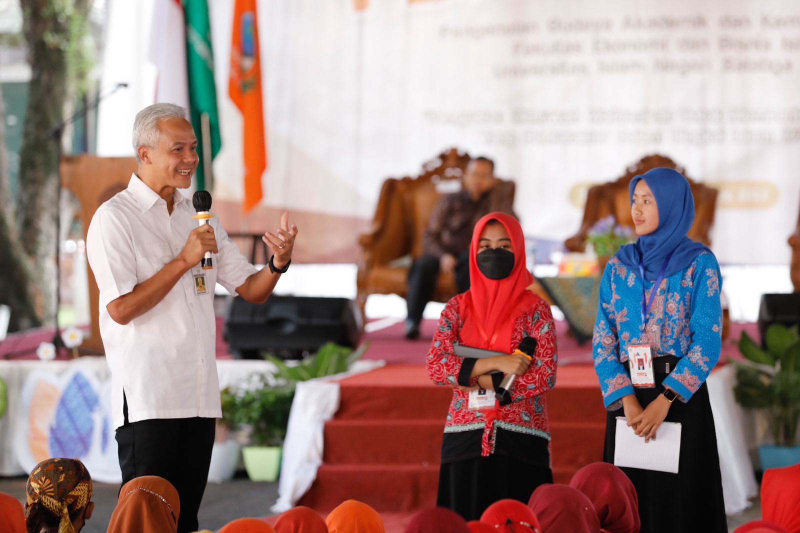 Ditanya Mahasiswa Terkait Keinginan Jadi Pemimpin Masa Depan, Begini Respon Ganjar