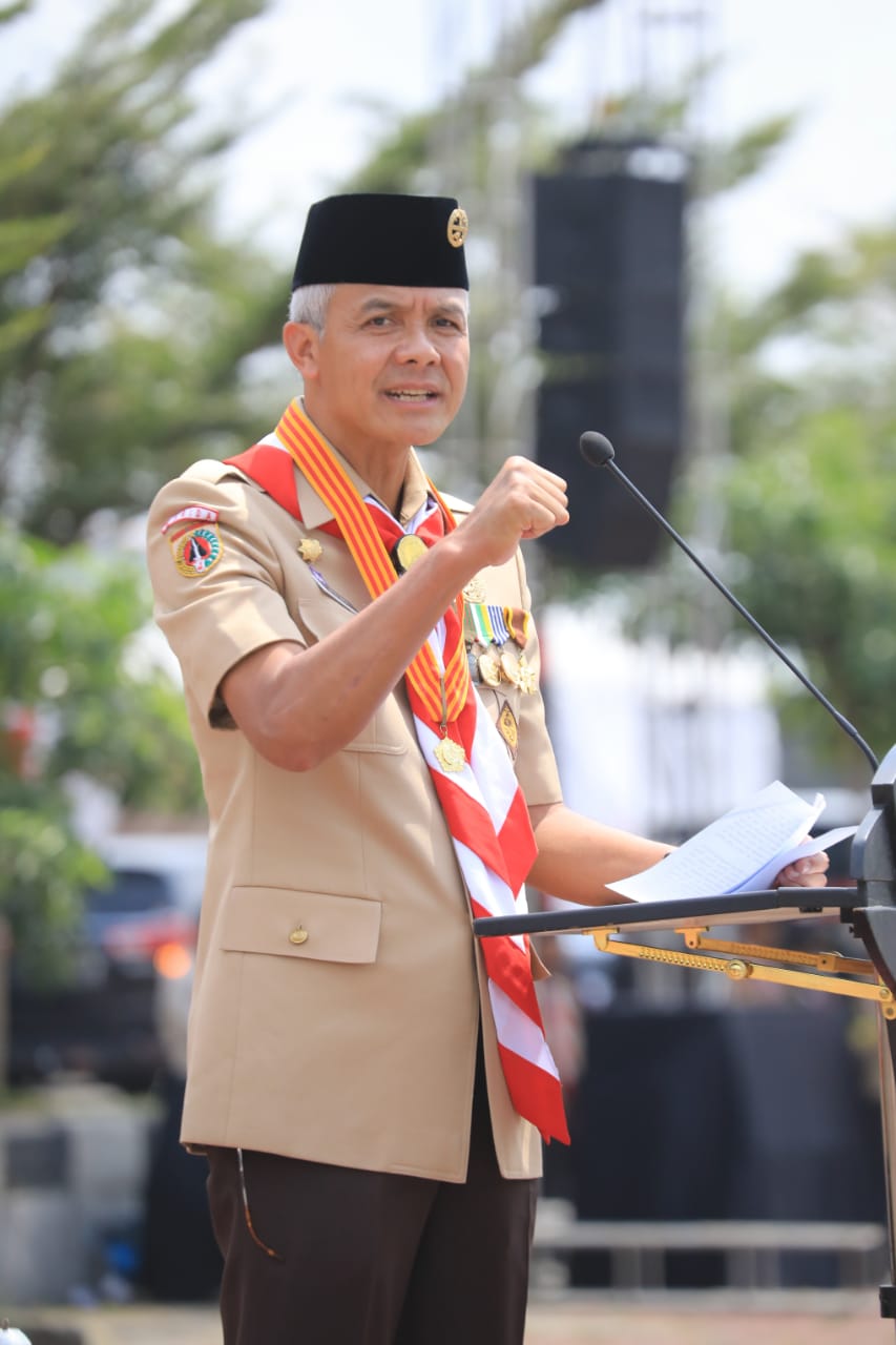 Tingkatkan Kontribusi Pramuka, Ganjar Ingin Lebih Banyak Praktik Baik Dilakukan 