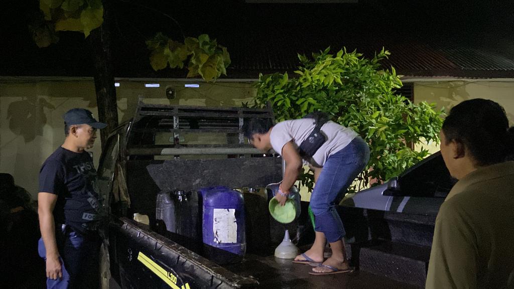 Diduga Menimbun Solar, Seorang Pria Diamankan Polisi