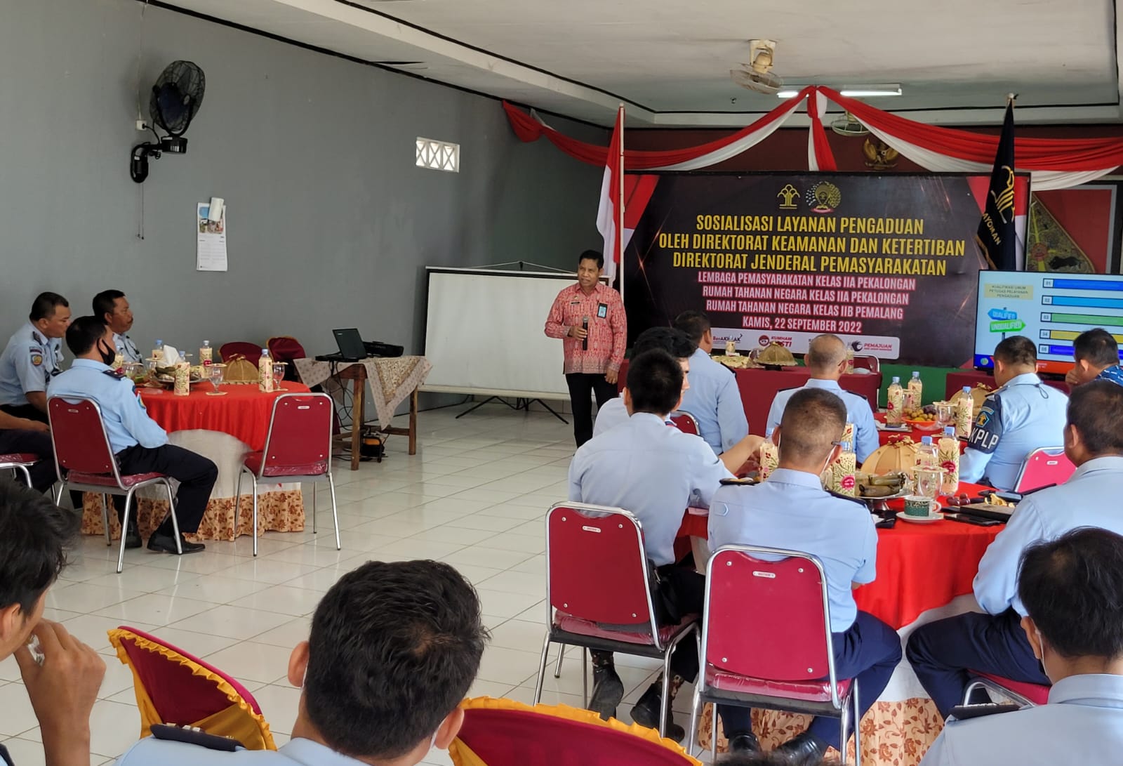 Lapas Pekalongan Ikuti Sosialisasi Layanan Pengaduan oleh Ditkamtib Kemenkumham