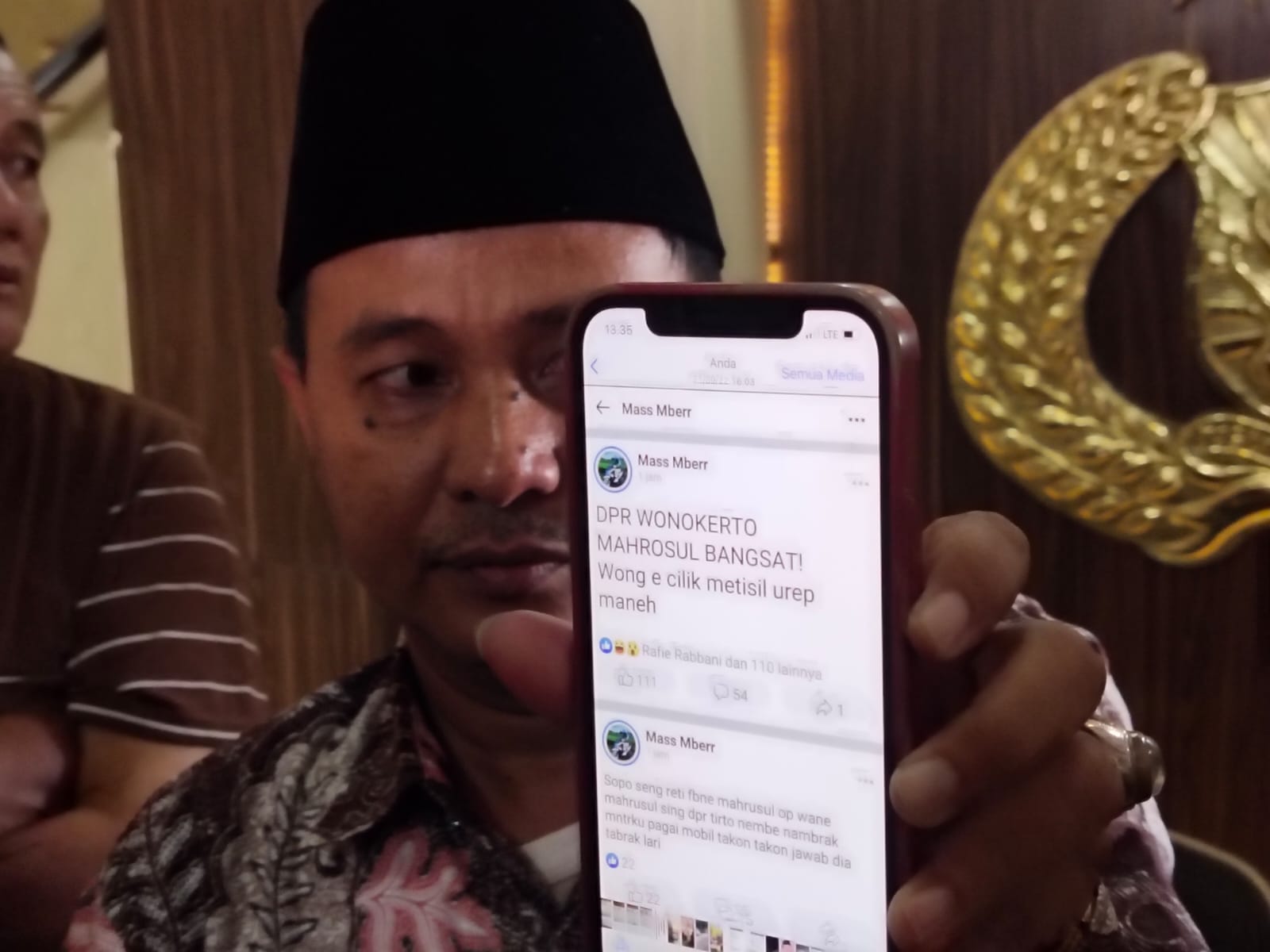 Wakil Ketua DPRD Kabupaten Pekalongan Jadi Korban Hoaks, Dituduh Pelaku Tabrak Lari