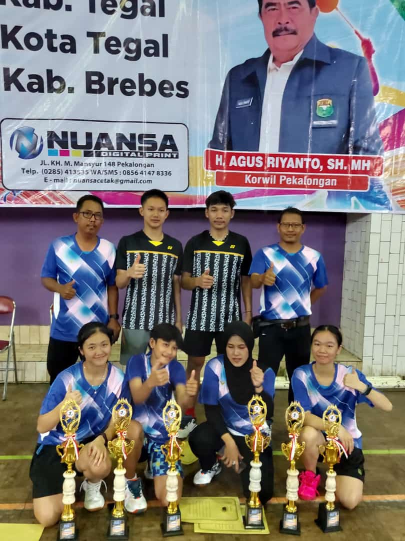 Raih Juara Umum Praporprov, Tim Bulutangkis Kota Pekalongan Lolos ke Porprov 2023