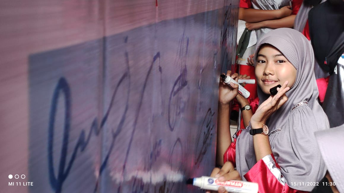 Deklarasikan Tolak Tiga Dosa Pendidikan, SMPN 3 Batang Siap Jadi SRA