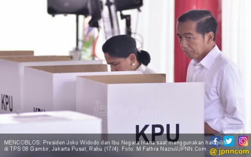 Jokowi : Sabar, Tunggu Hasil KPU