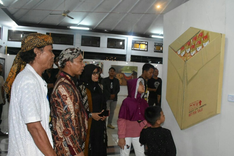 Lukisan Seharga Rp 200 Juta Dipamerkan dalam Acara Batang Arts Festival