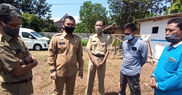 Tiga Minggu Belum Ada Progres, Bupati Minta Pihak Rekanan Kebut Pembangunan GOR Indoor