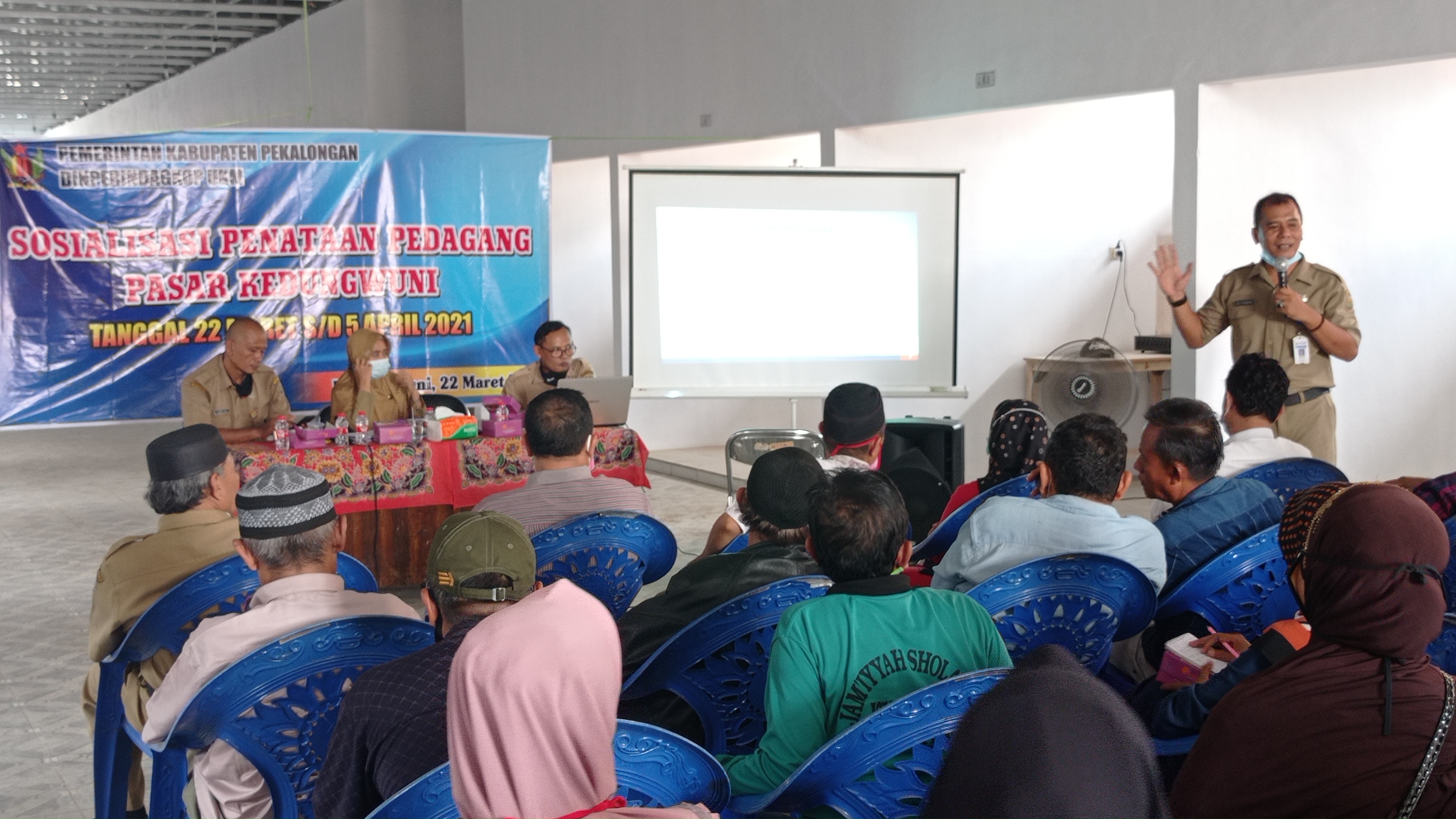 Dinperindagkop Sosialisasi Penataan Pedagang, Pasar Kedungwuni akan Segera Ditempati?