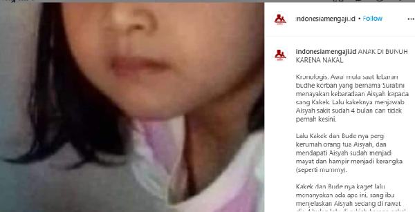 Dianggap Kerasukan Genderuwo, Bocah Ini Dirukiah Hingga Meninggal