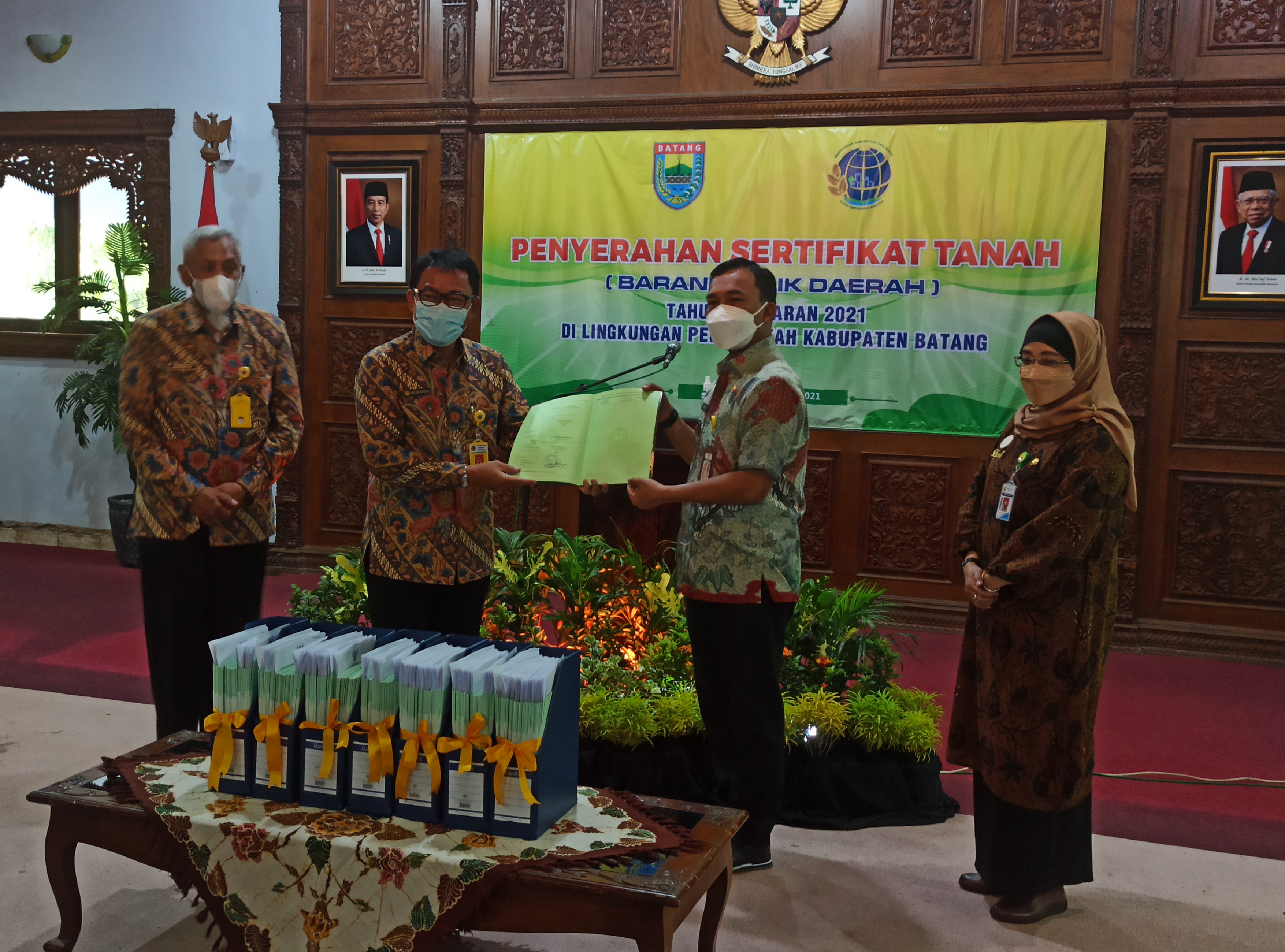 507 Bidang Lahan Milik Pemkab Batang Akhirnya Bersertifikat