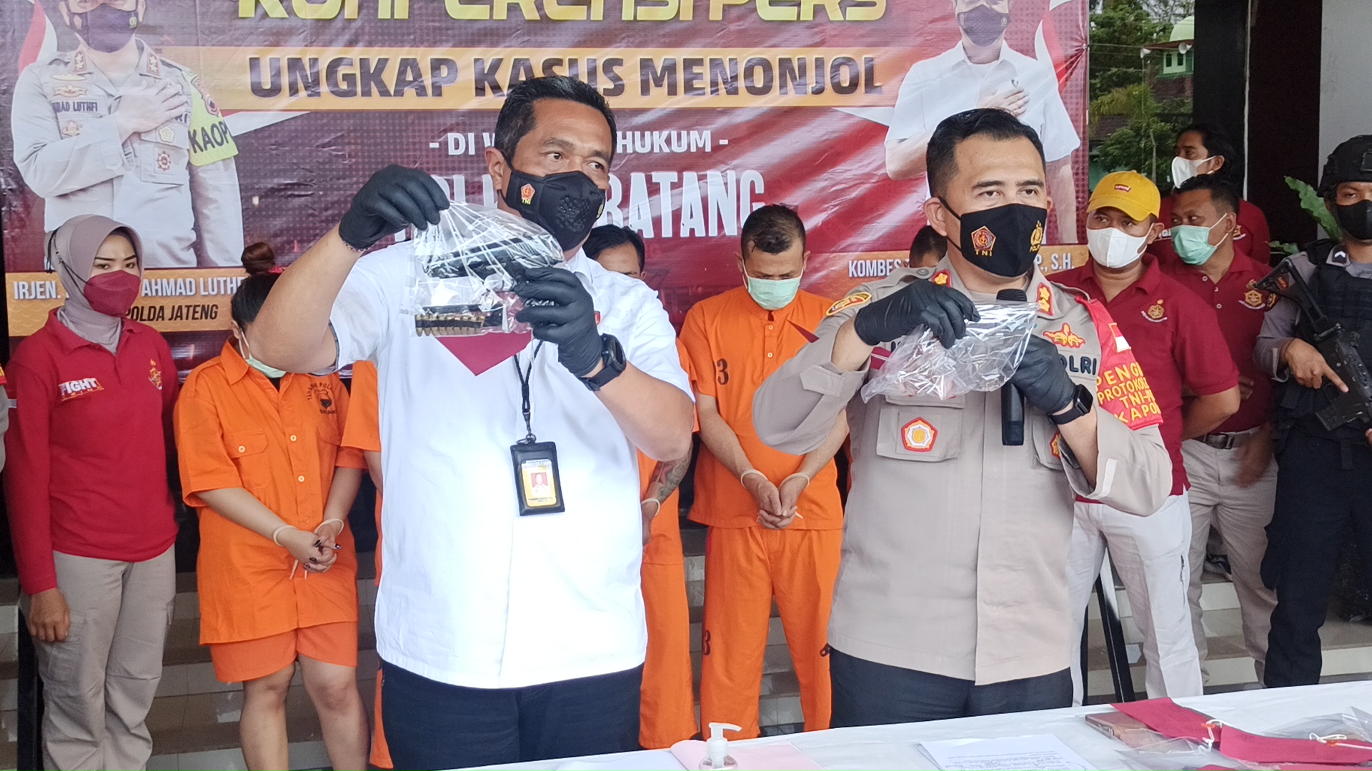 Komplotan Penculik Bersenjata Api Berhasil Dibekuk