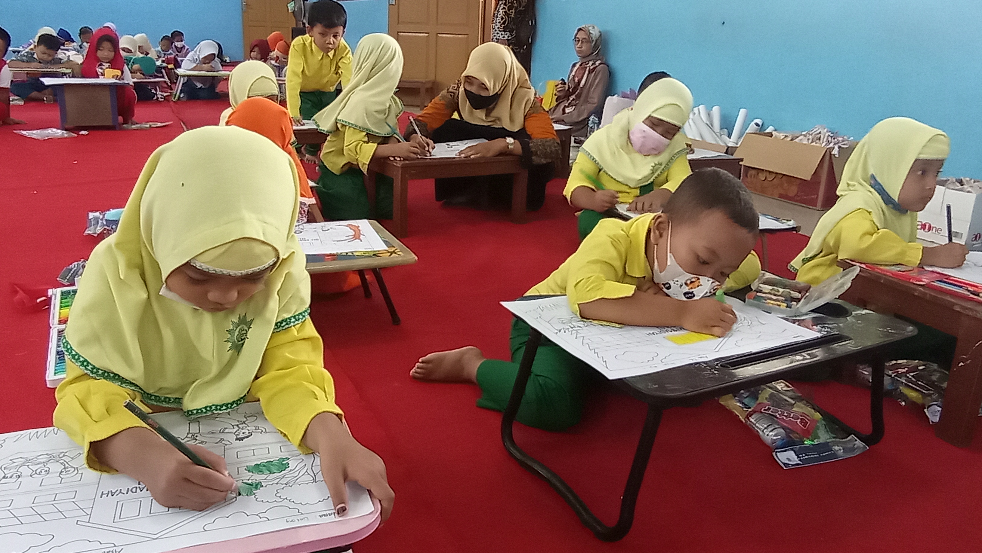 Sambut Calon Peserta Didik Baru, SD Muhammadiyah Bligo 01 Gelar Lomba Tingkat Kanak-kanak