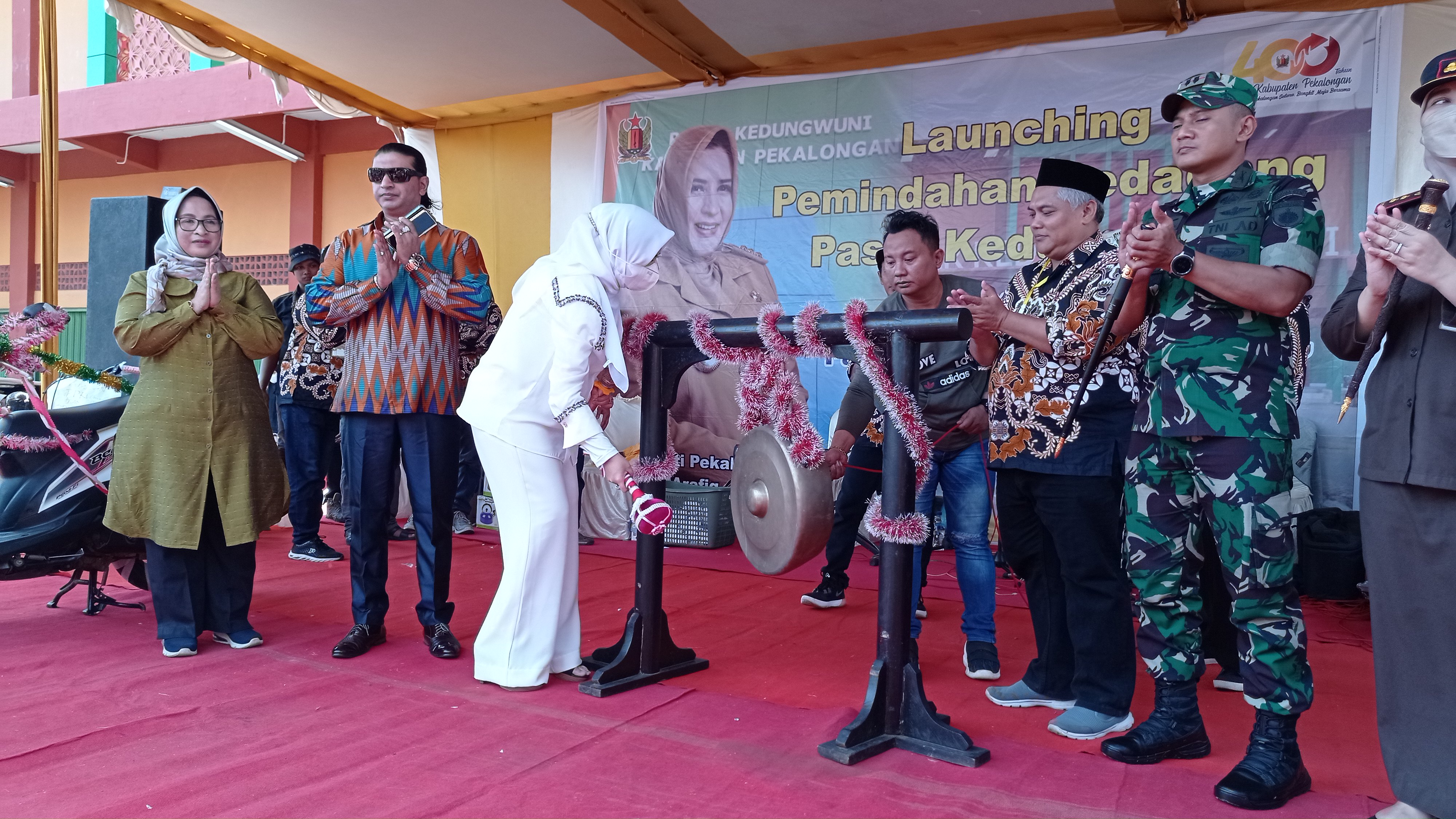 Ketua Dewan Hj Hindun Apresiasi & Support Peresmian Pasar Kedungwuni, DPRD Kabupaten Pekalongan akan Awasi