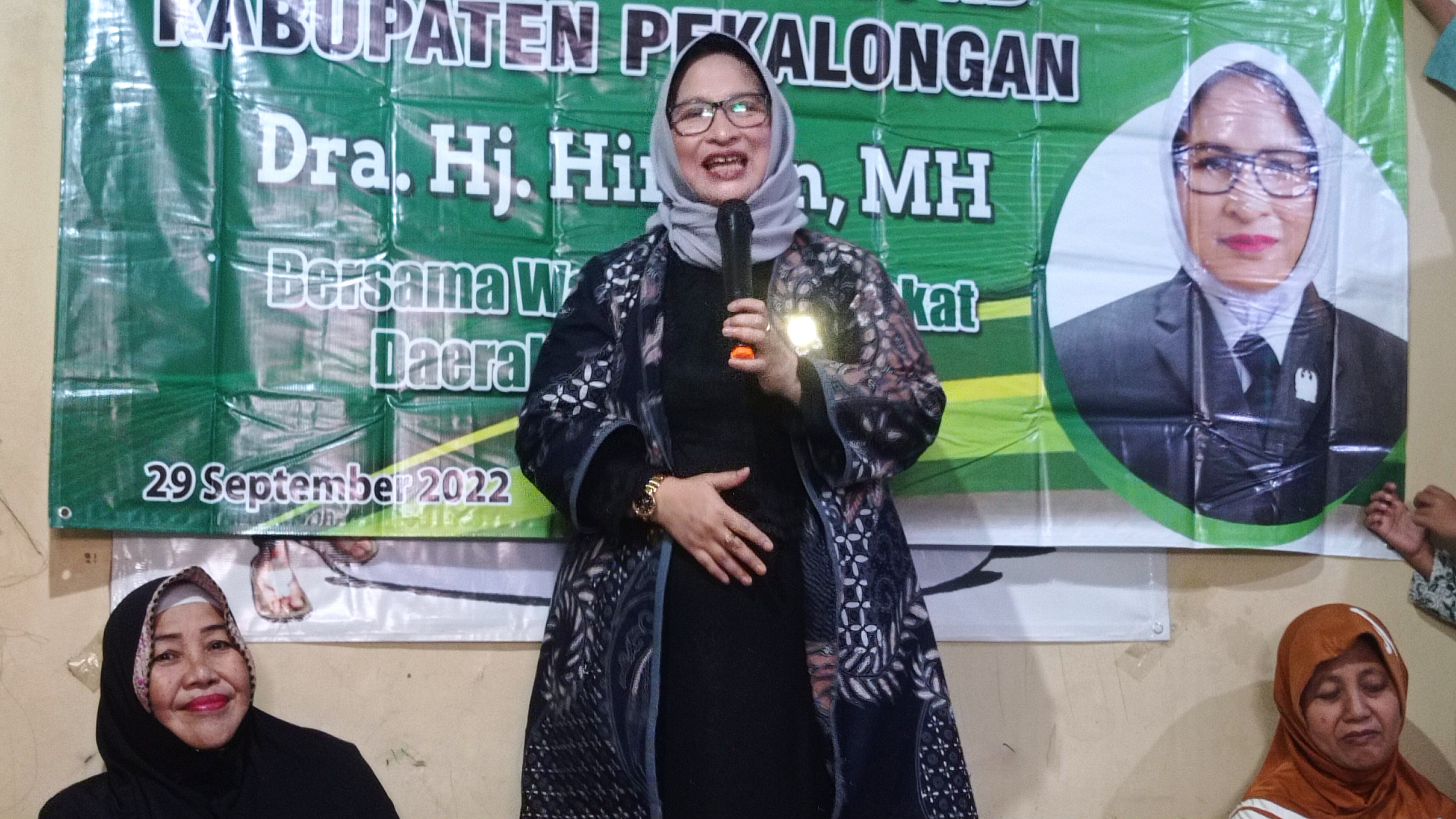 Reses Ketua DPRD Kabupaten Pekalongan Hj Hindun: Banyak Usulan Aspirasi Pelatihan Pemberdayaan Perempuan