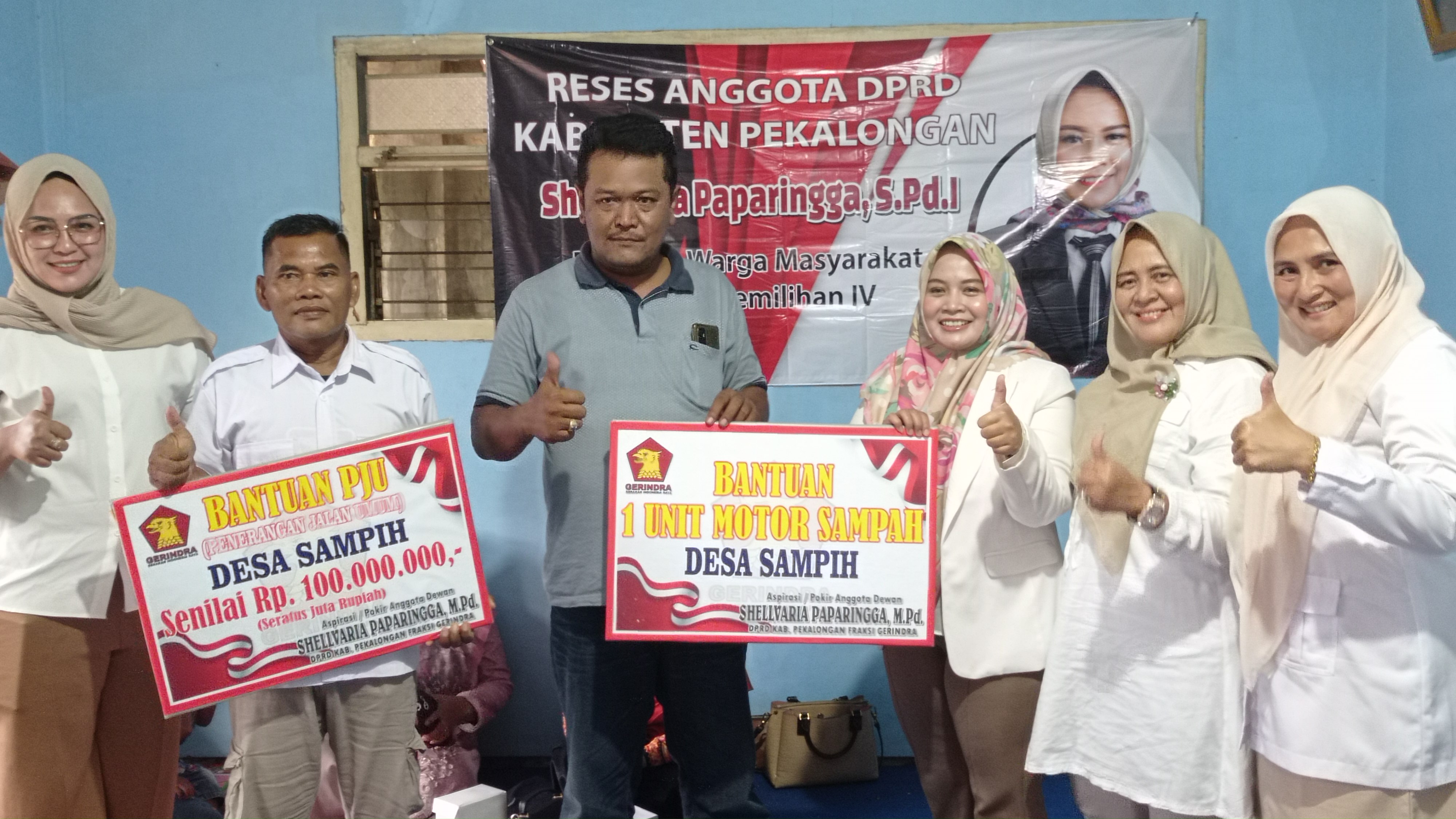 Reses DPRD Kabupaten Pekalongan Shellvaria Paparingga : Serap Aspirasi dan Serahkan Bantuan ke Masyarakat Desa