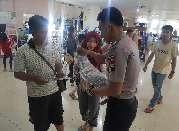 Jaring Animo Masyarakat, Anggota Polres Sambangi Mall