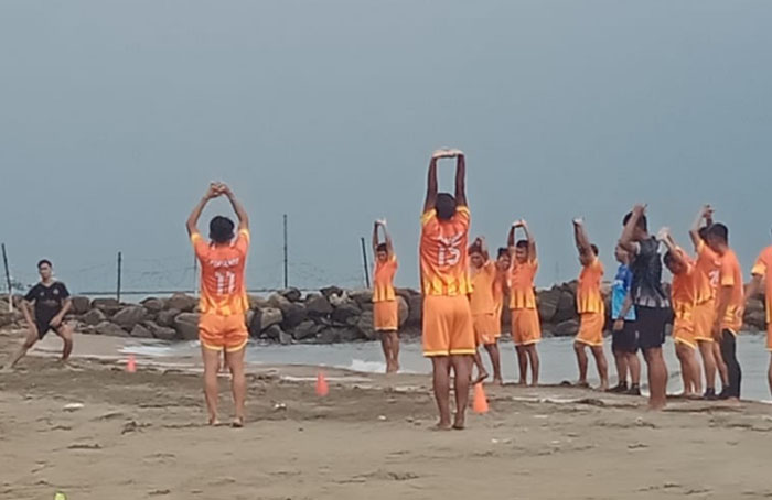 Jelang Babak 10 Besar Liga 3 Jawa Tengah, Fisik Pemain Persekap Pekalongan Digembleng