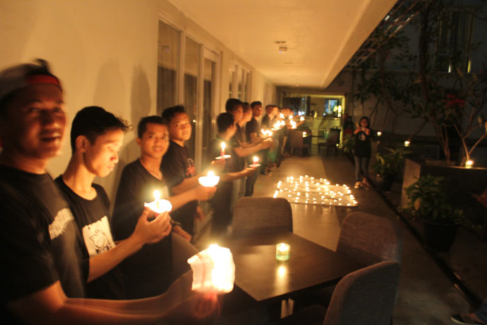 Hotel Santika Pekalongan Mematikan Lampu 1 Jam demi Earth Hour