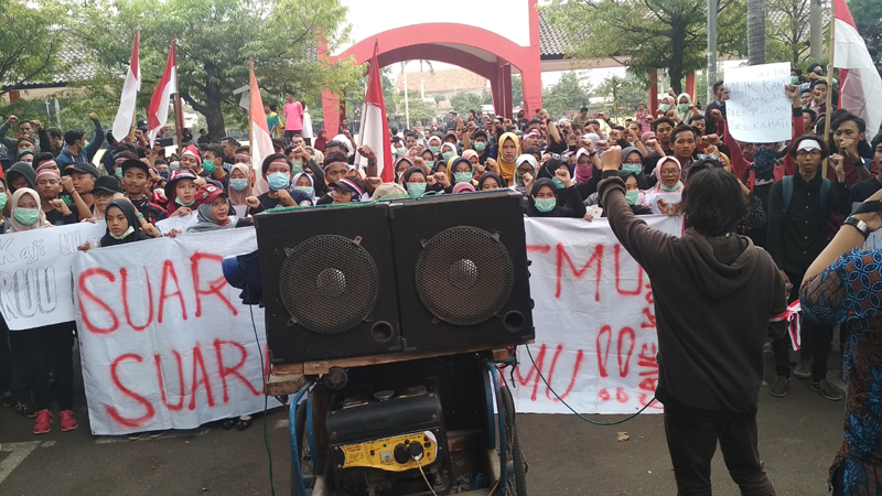 Aksi Susulan, Aliansi Mahasiswa Datangi DPRD