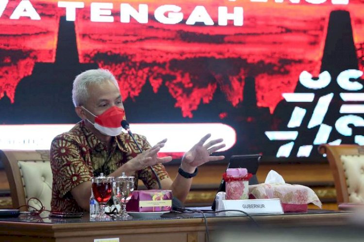 Ganjar Tantang Bupati/Walikota Habiskan Vaksin yang Dikirim ke Daerah Dalam Sehari