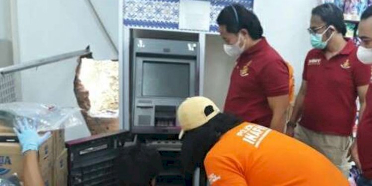 ATM Bank Jateng di Dalam Minimarket Dibobol, Rp849,4 Juta Raib