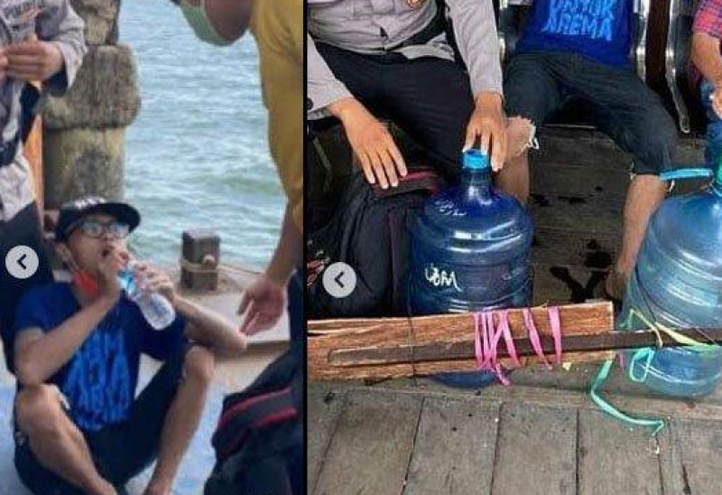 Tak Punya Uang untuk Mudik, Pemuda Ini Nekat Sebrangi Laut dengan Berenang