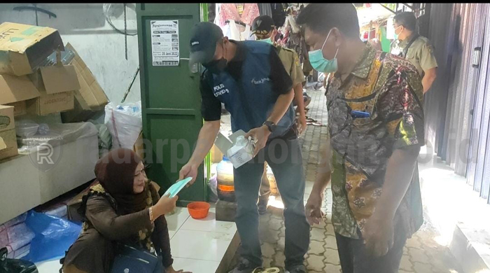 Pedagang di Pasar Mulai Abai Bermasker