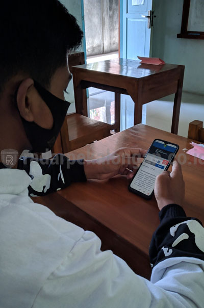 Pakai Aplikasi CBT, MTs Muhammadiyah Batang Gelar PTS Online