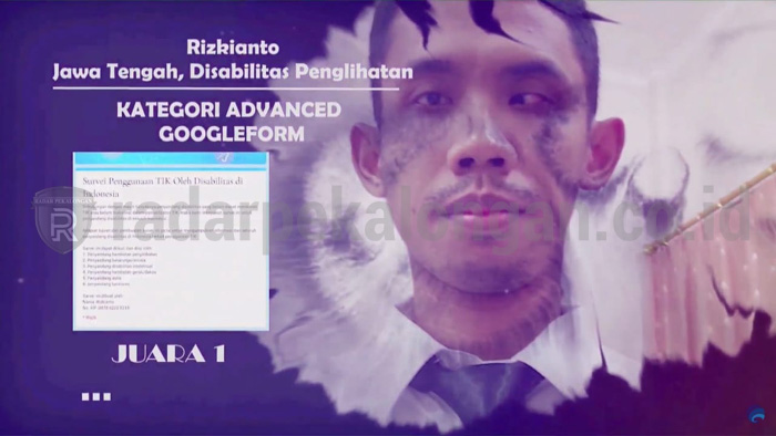 Keren, Guru Disabilitas Batang Juarai Lomba TIK Nasional