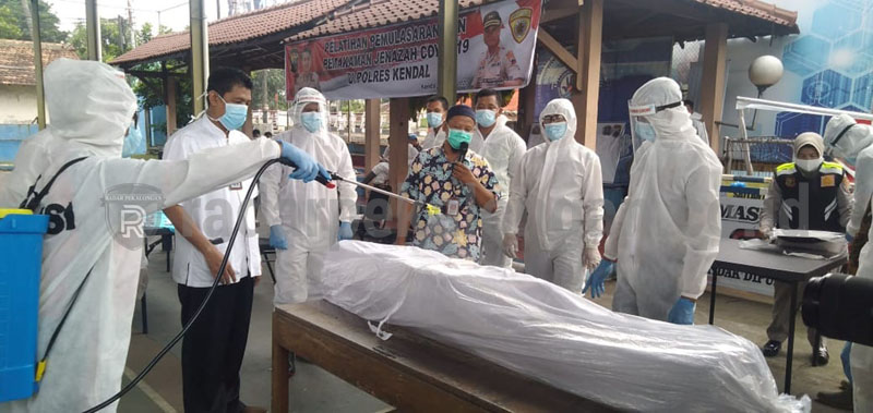 Polres Bentuk Tim Khusus Penanganan Jenazah Covid-19