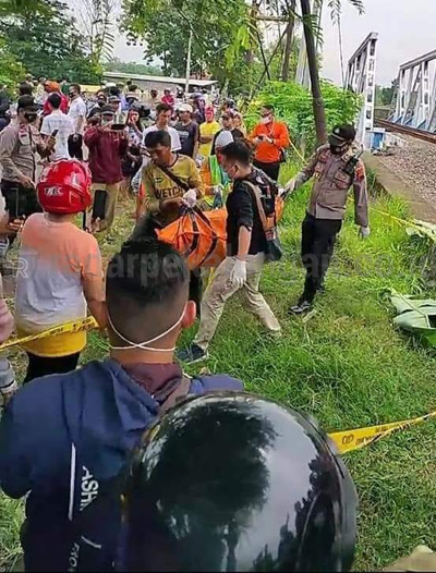 Mantri PUPR Tewas Tersambar Kereta Api