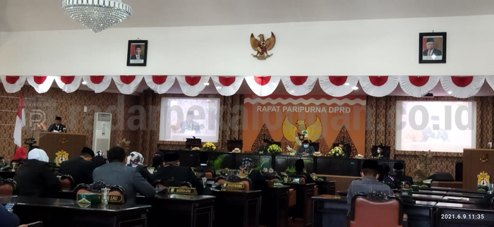 Tiga Raperda Sah, Hibah dan Bansos Cukup Diatur Perbup