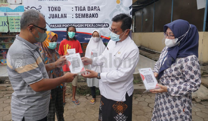 Pembayaran Nontunai Mulai Diterapkan di Pasar Podosugih