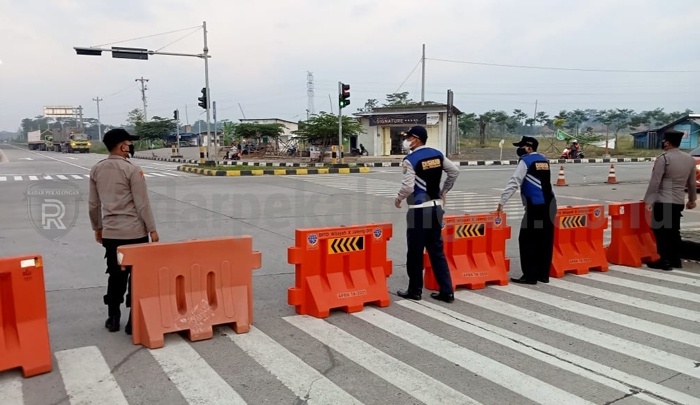 Tiga Jalur Masuk Kota Pekalongan Disekat