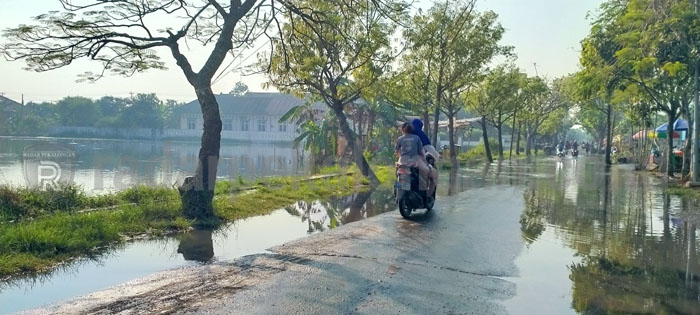 Jalan Pelita 2 Buaran Mendadak Banjir