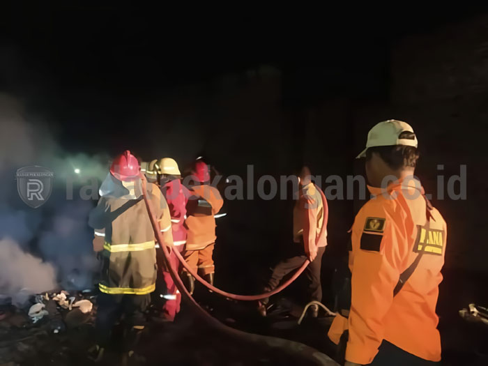 Diduga Korsleting, Lima Rumah Warga Ludes Tebakar