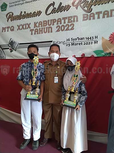 Juara, SMPN 7 Batang Kirim Perwakilan ke Lomba MTQ Jateng