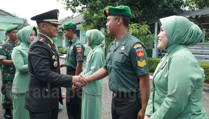 Jelang HUT TNI, 38 Prajurit Kodim Naik Pangkat