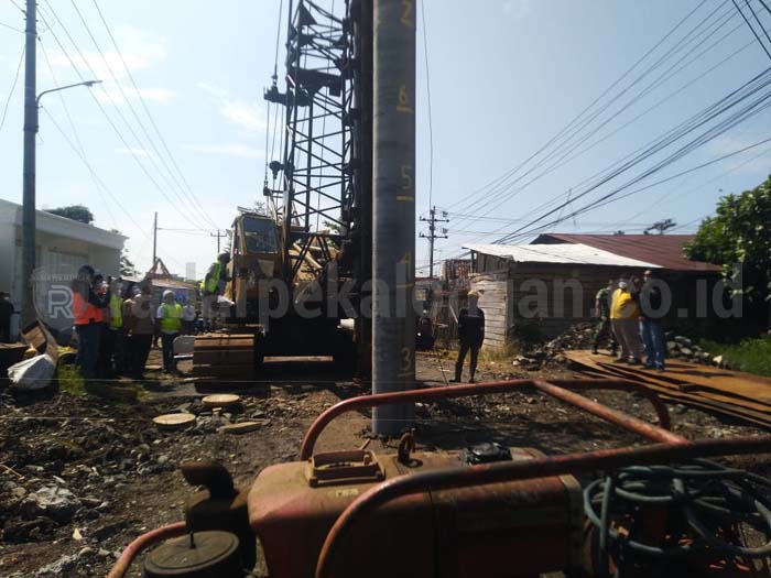 Jembatan Sungai Bulanan Dibangun Ulang