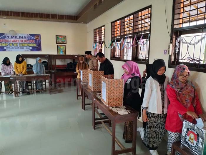 Meriahnya Keragaman Berdemokrasi ala Pilketos di SMPN 1 Limpung