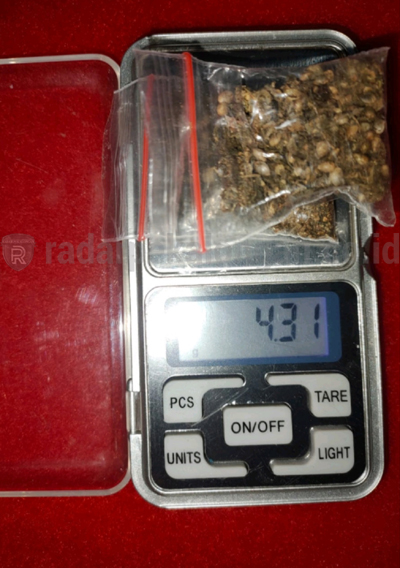 Simpan 4,31 Gram Ganja, Residivis Ditangkap