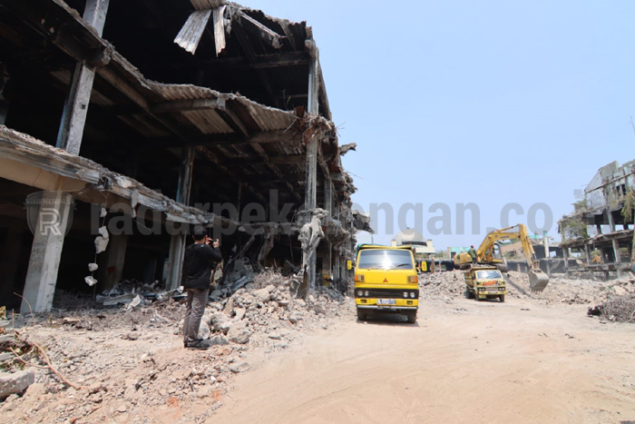 Pembongkaran Bangunan Eks Pasar Banjarsari Tak Sentuh Bangunan Mal