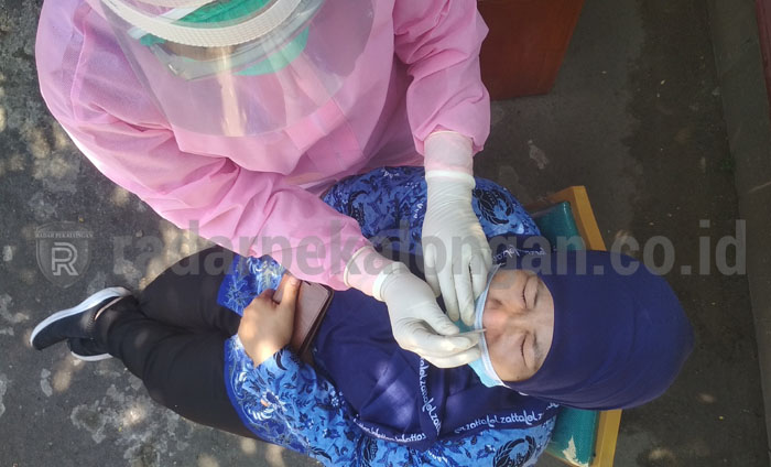 Deteksi Dini, 125 ASN Diswab Test