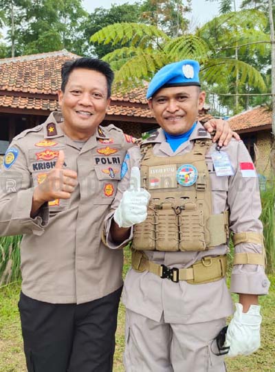 Aipda Lukman Gazzali Gabung Satgas Garuda