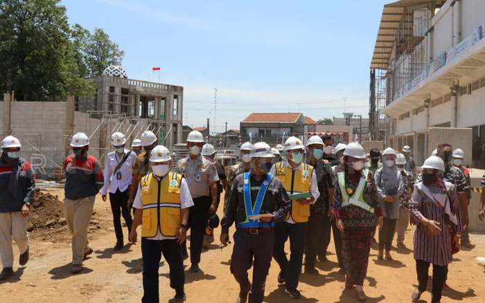 Progres Pembangunan Pasar Wiradesa 68 Persen