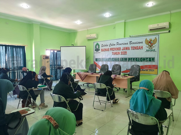 Ratusan Mahasiswa IAIN Pekalongan Ikuti Seleksi Beasiswa Baznas