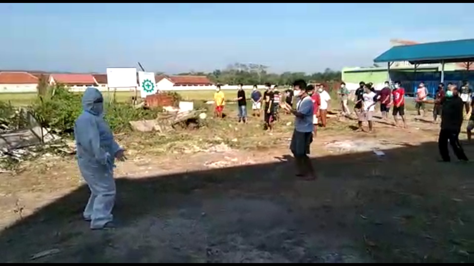 Tiap Pagi Pasien Covid-19 Wajib Berjemur dan Olahraga Ringan