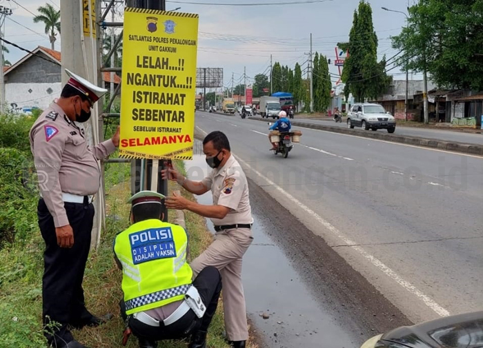 Antisipasi Laka, Dipasang Spanduk Rawan